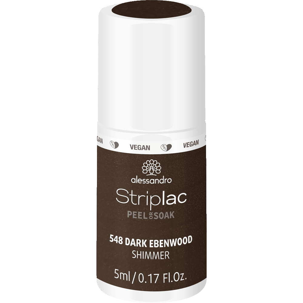 Bild: Alessandro Striplac Peel or Soak Nagellack dark ebenwood shimmer