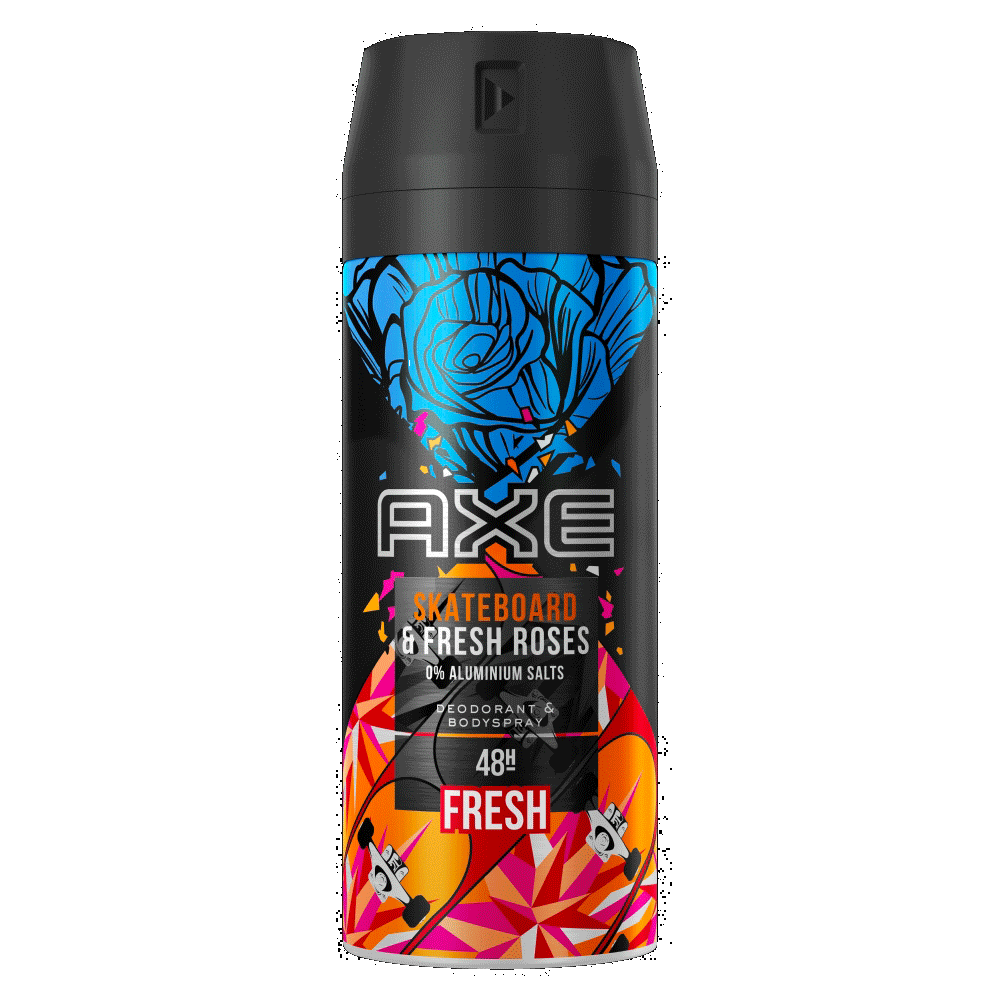 Bild: AXE Deo Spray Skateboard & Fresh Roses Scent 