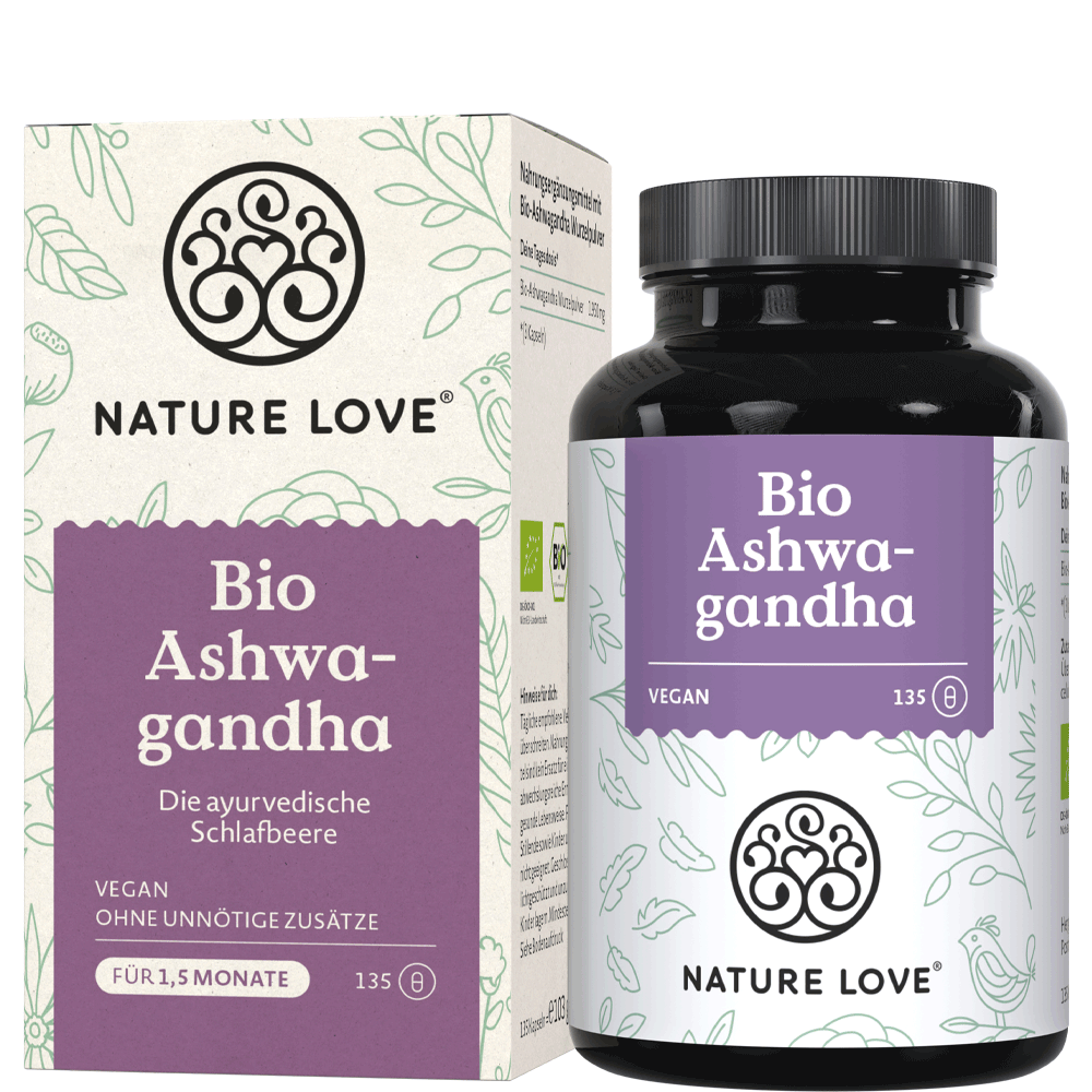 Bild: NATURE LOVE Bio Ashwagandha 