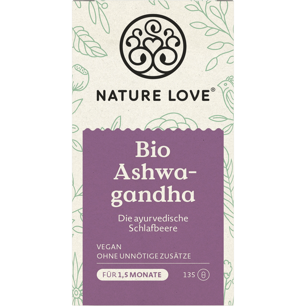 Bild: NATURE LOVE Bio Ashwagandha 