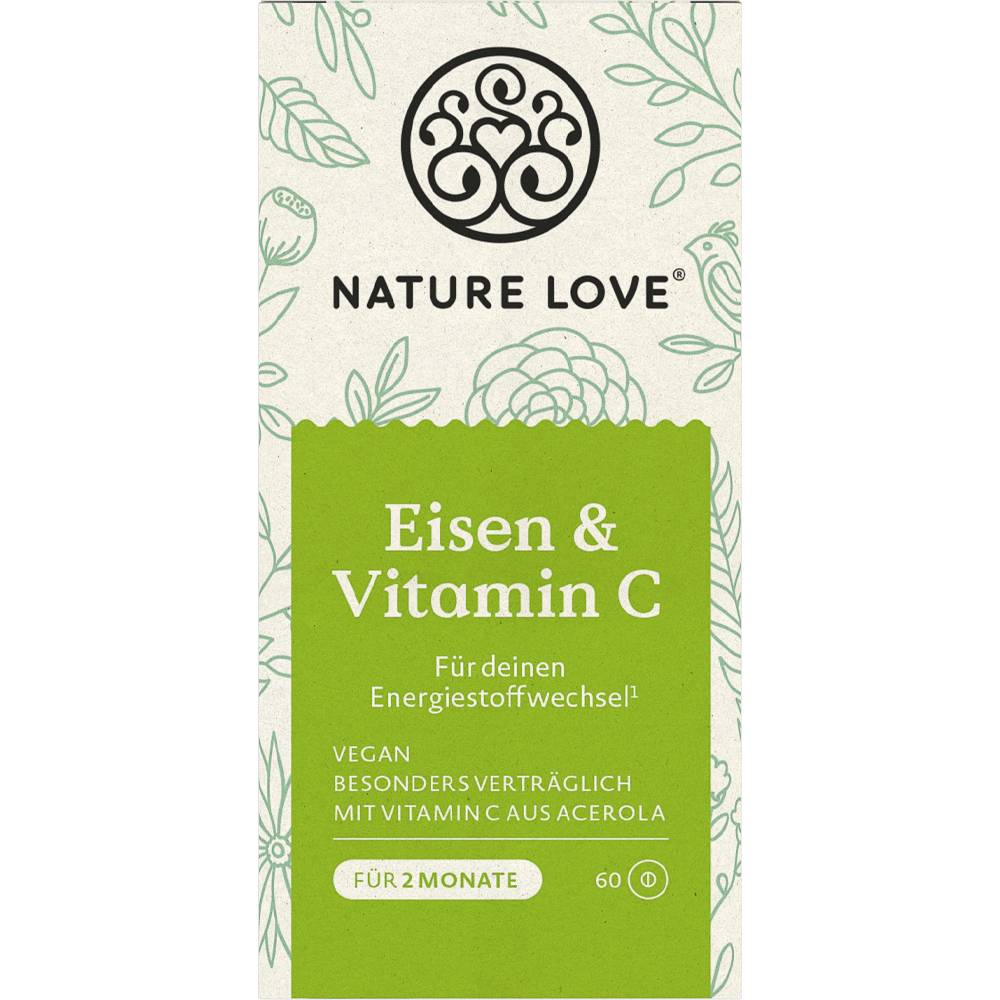 Bild: NATURE LOVE Eisen & Vitamin C 