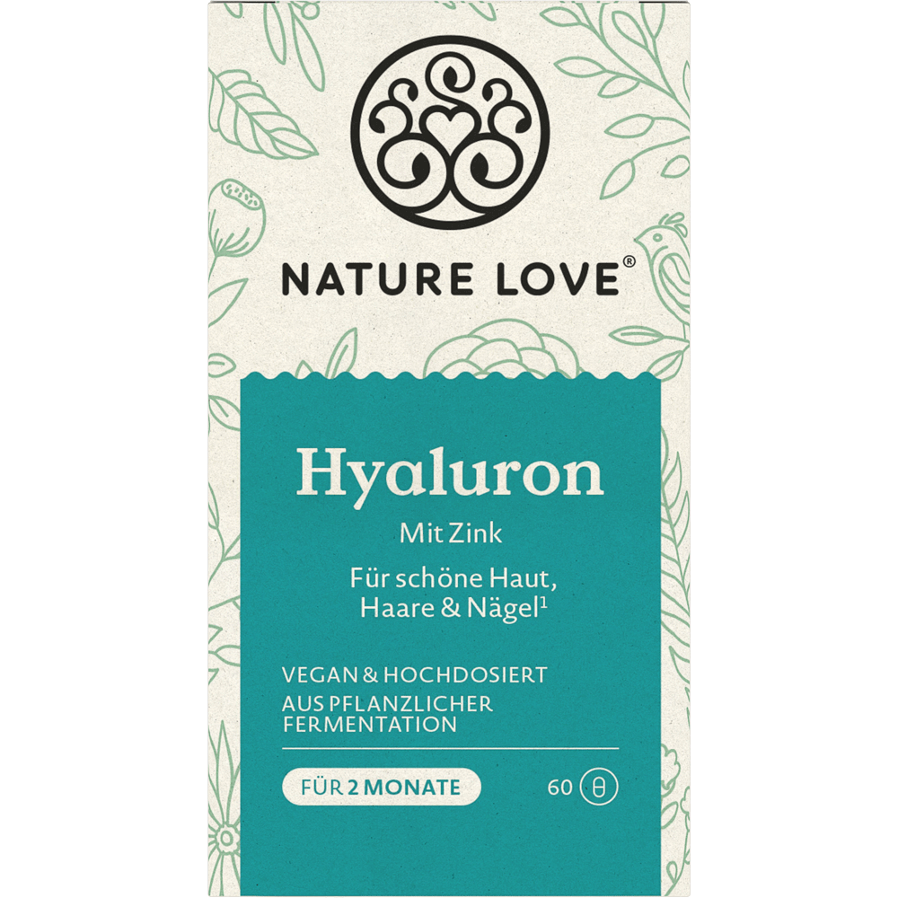 Bild: NATURE LOVE Hyaluron mit Zink 