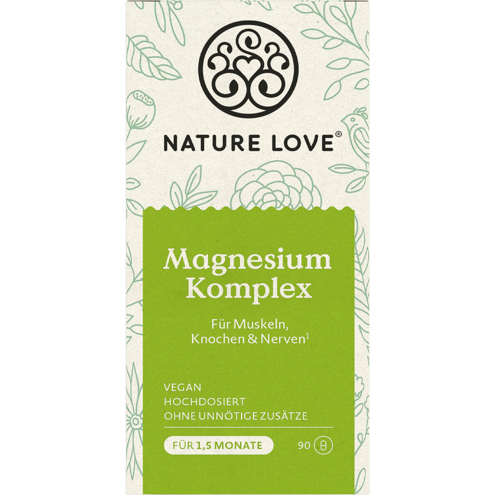 Bild: NATURE LOVE Magnesium Komplex 