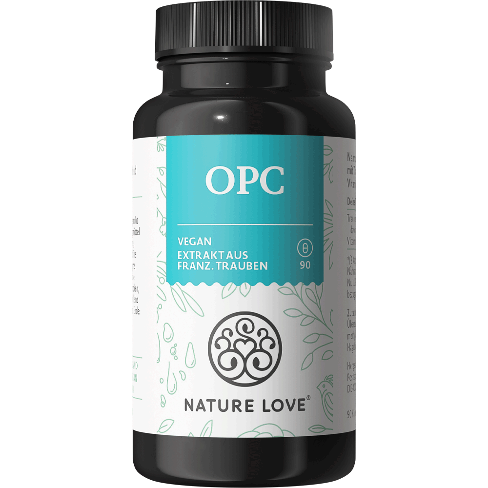 Bild: NATURE LOVE OPC mit Vitamin C 