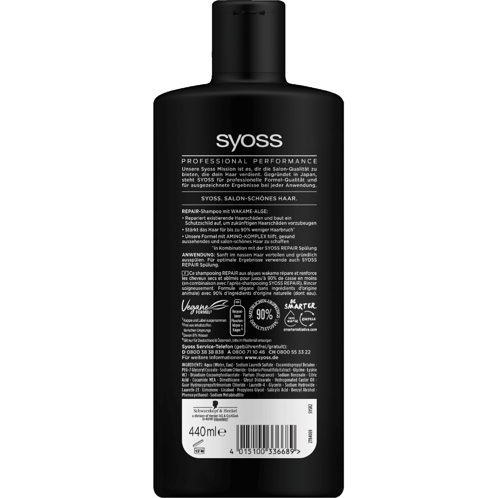 Bild: syoss Shampoo Repair 