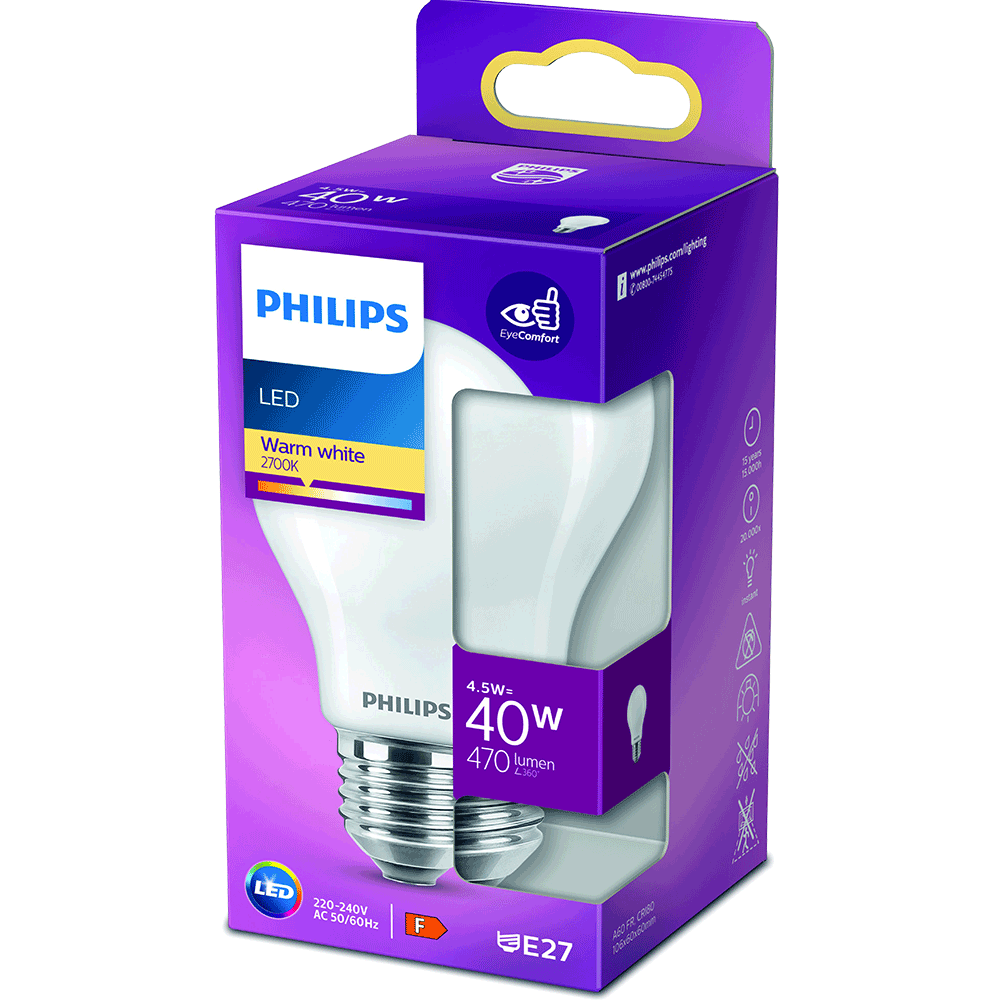 Bild: PHILIPS LED 40W A60 E27 