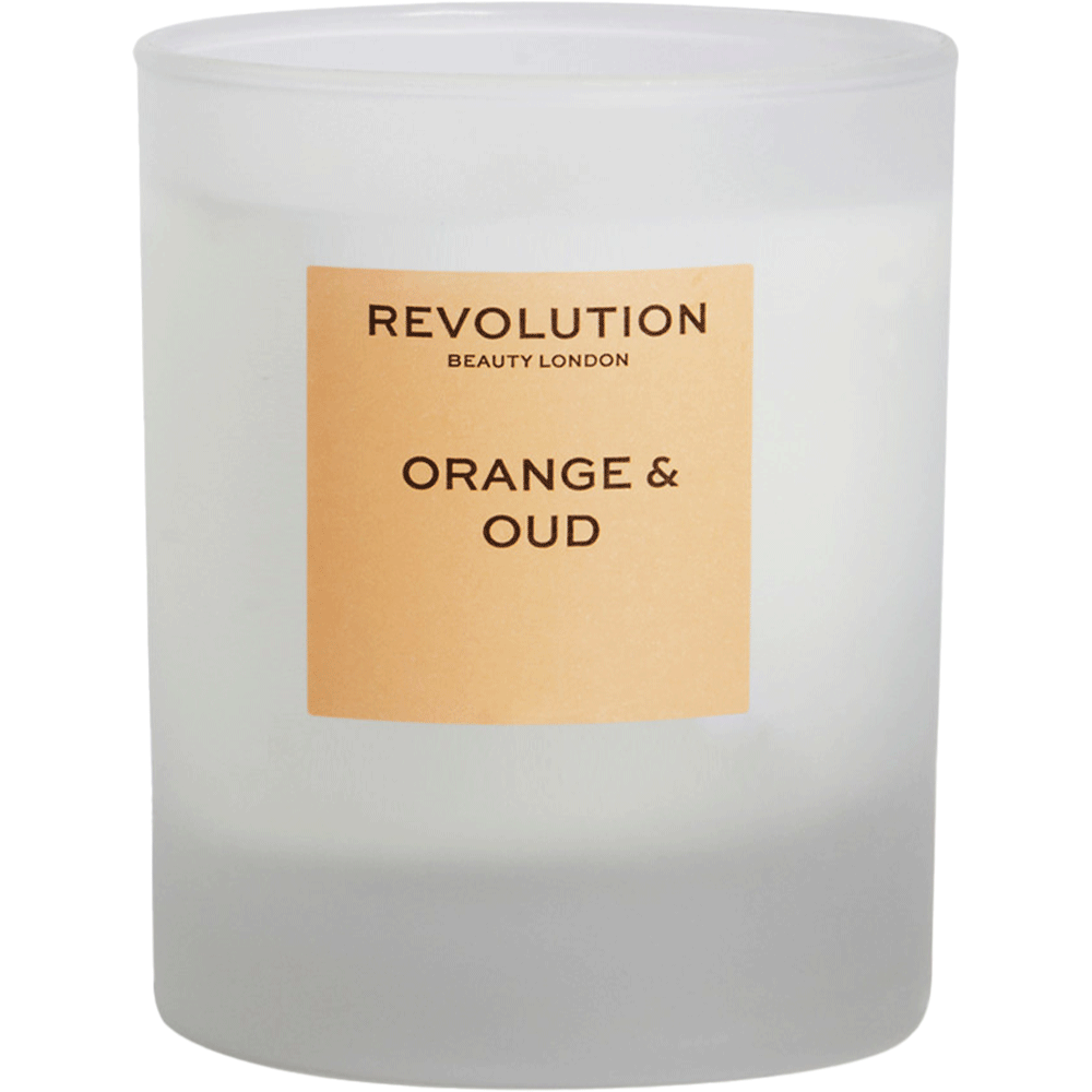 Bild: Revolution Duftkerze Orange & Oud 