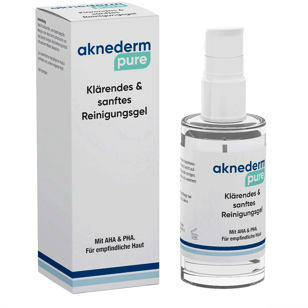 Bild: Aknederm pure Reinigungsgel klärend & sanft 