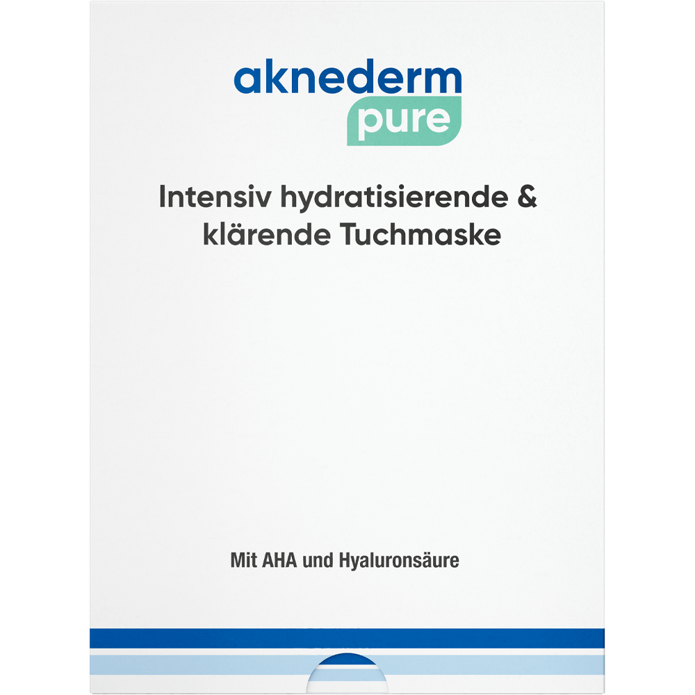 Bild: Aknederm pure Tuchmaske Intensiv hydratisierend & klärend 