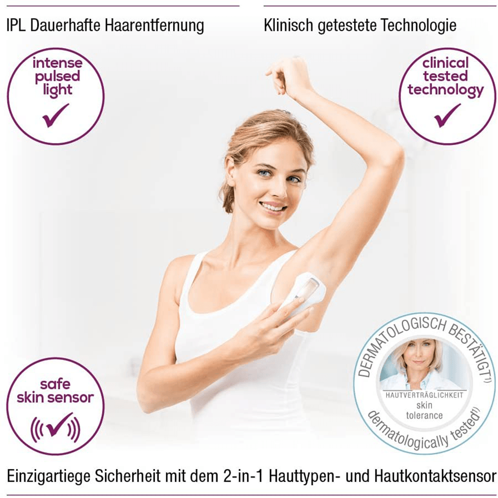 Bild: Beurer IPL 5500 Pure Skin Dauerhafte Haarentfernung 