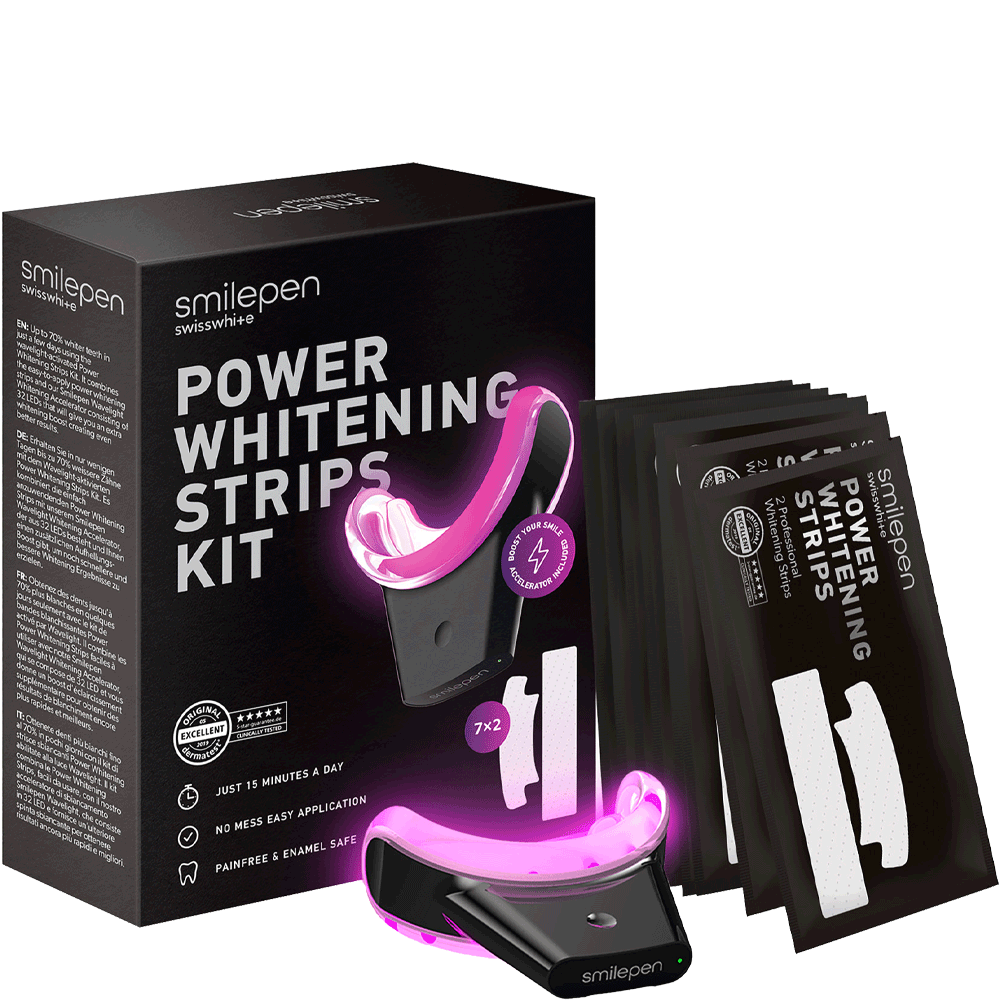 Bild: Smilepen Power Whitening Strips Kit 