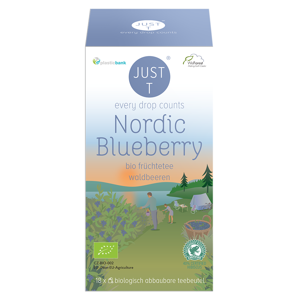 Bild: just t Tee Nordic Blueberry 