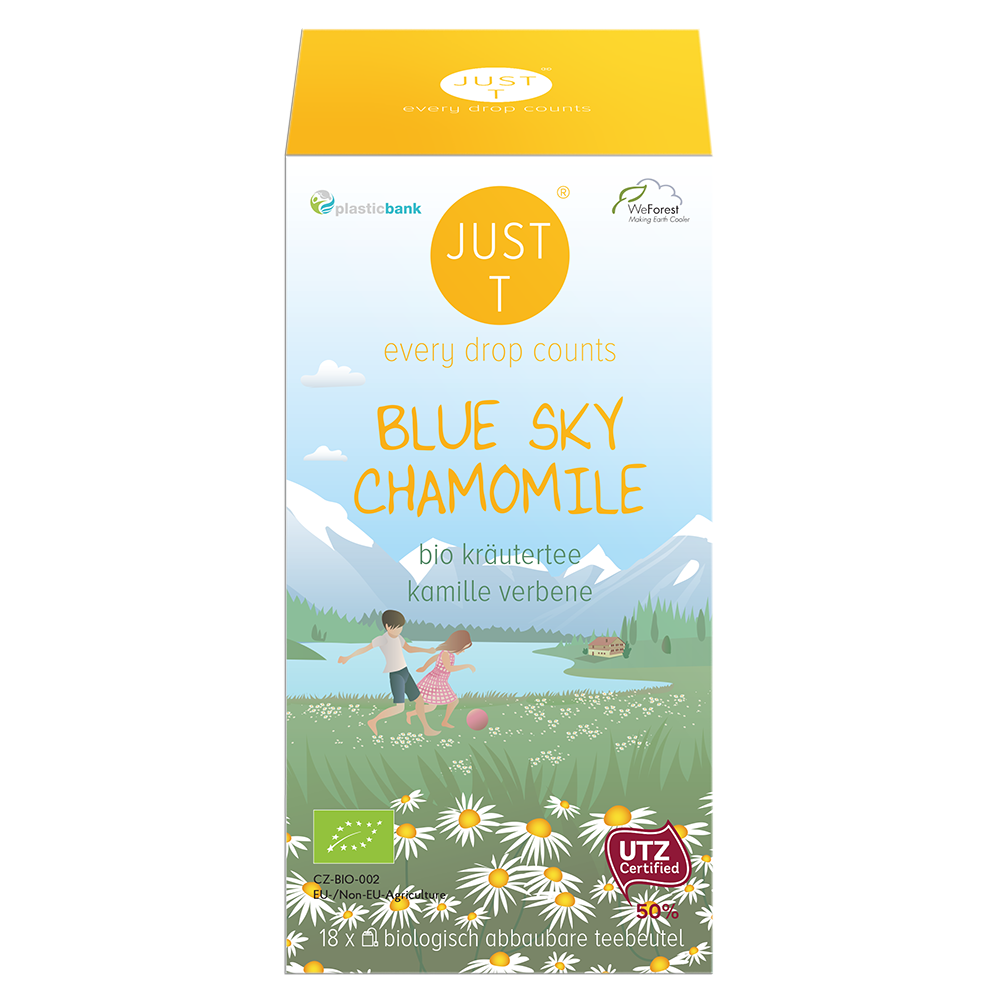 Bild: just t Tee Blue Sky Chamomile 