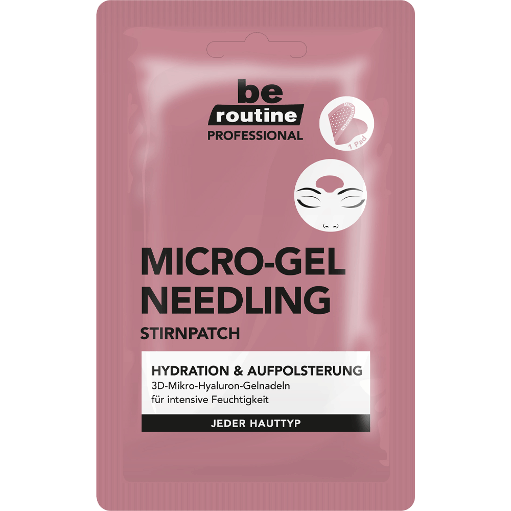 Bild: b.e. ROUTINE Stirnpatch Micro Gel Needling 