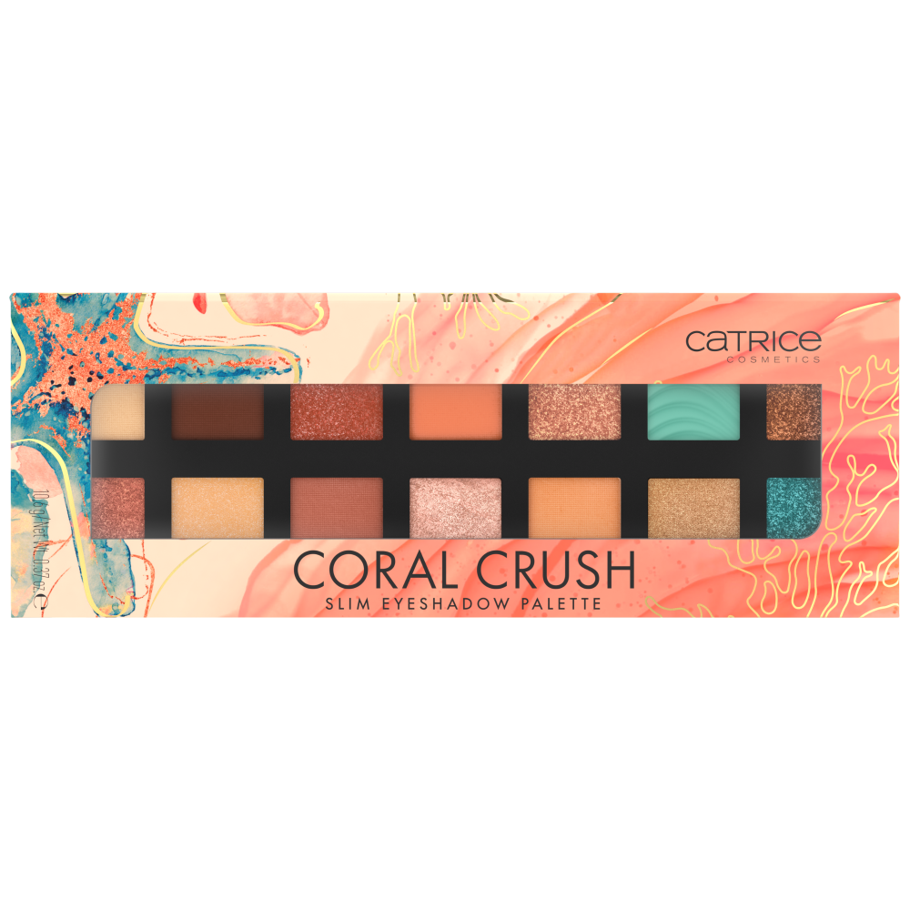 Bild: Catrice Coral Crush Slim Lidschatten Palette Under the Sea