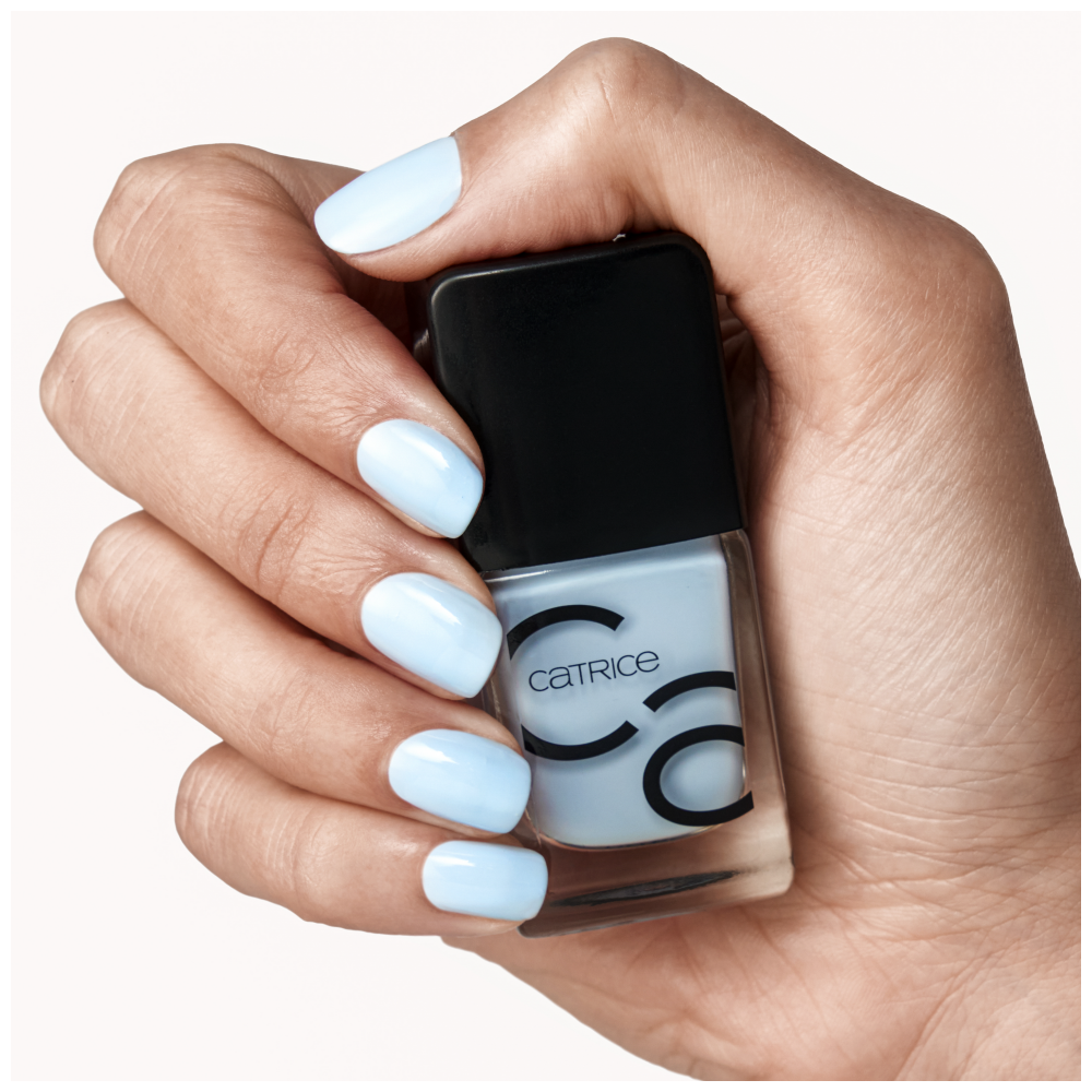 Bild: Catrice ICONAILS Gel Lacquer Nagellack No More Monday Blue-s