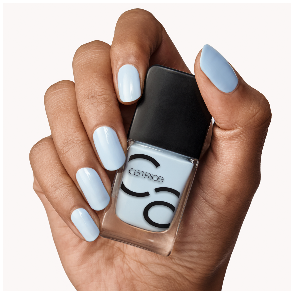 Bild: Catrice ICONAILS Gel Lacquer Nagellack No More Monday Blue-s