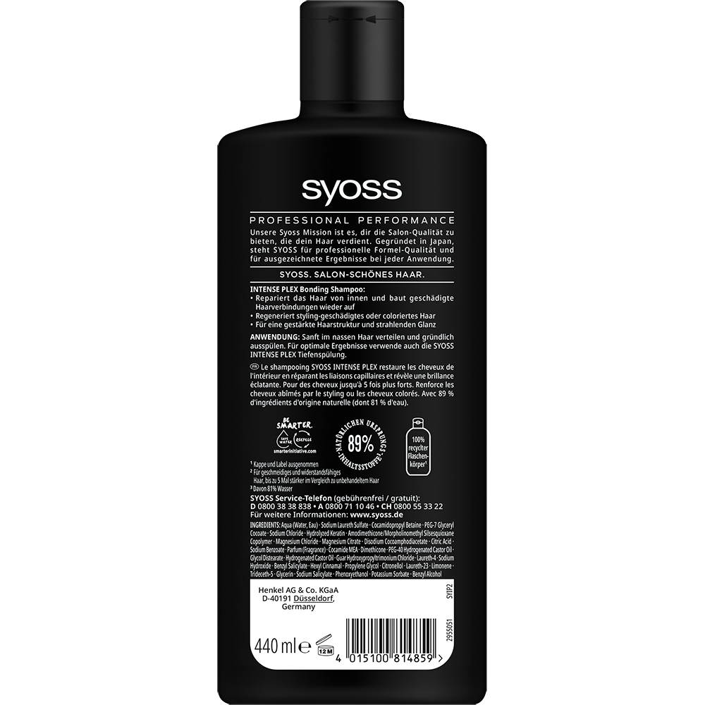 Bild: syoss Intense Plex Bonding Shampoo 