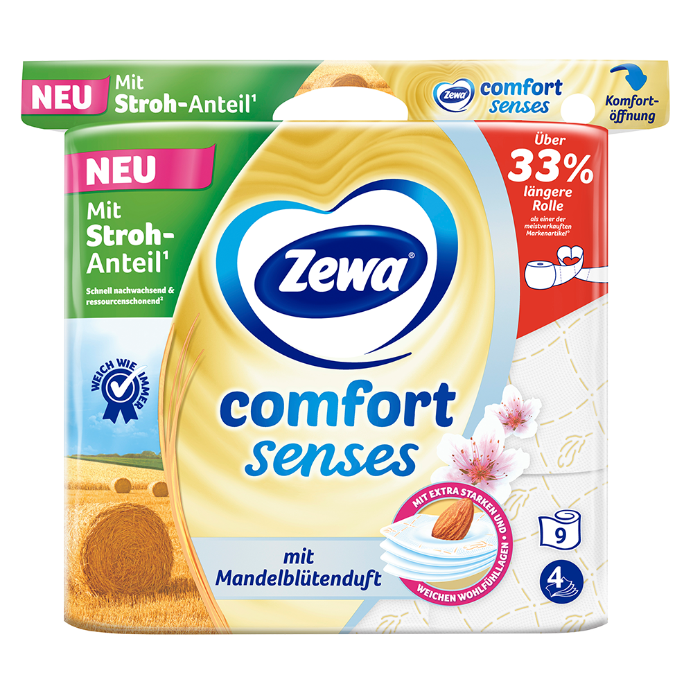 Bild: Zewa Comfort Sense Toilettenpapier 