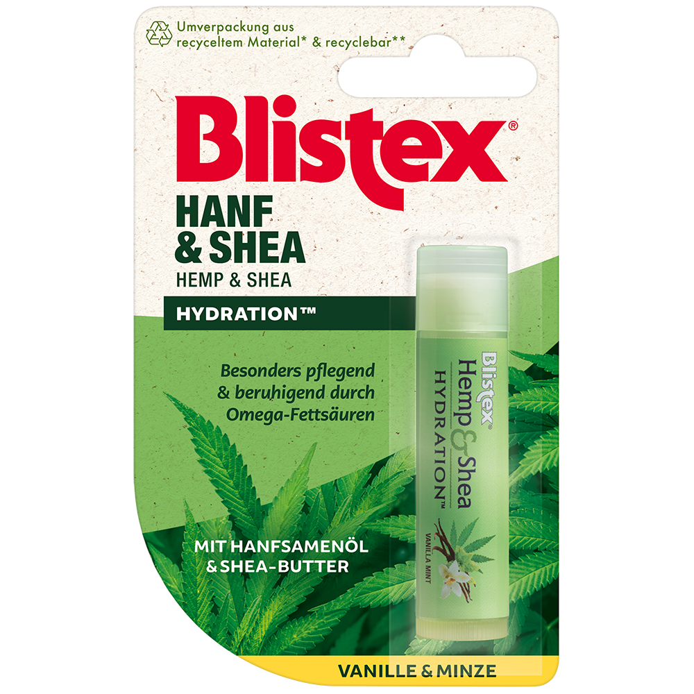 Bild: Blistex Lippenpflege Hanf & Shea Hydration 