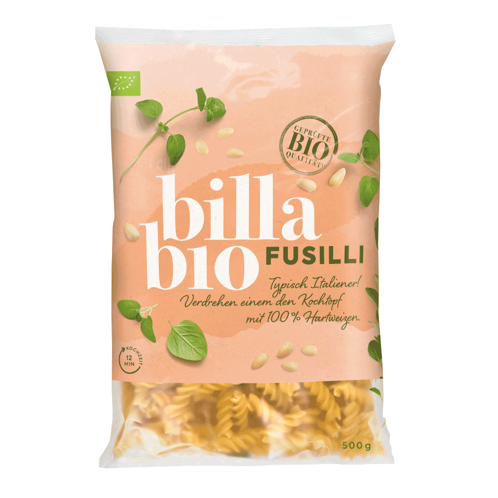 Bild: Billa Bio Fusilli 