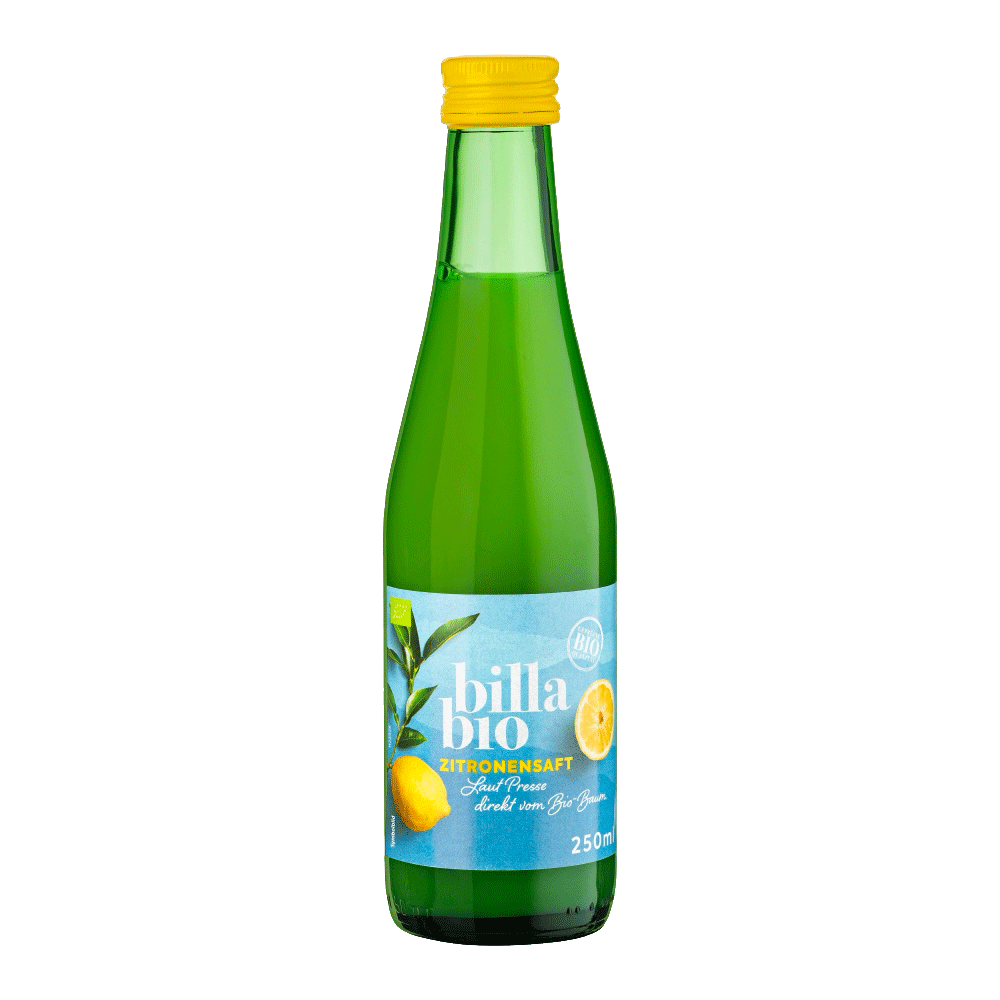 Bild: Billa Bio Zitronensaft 