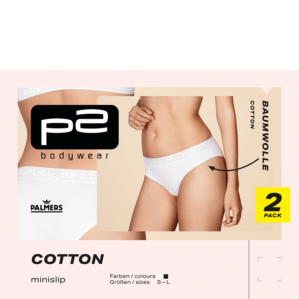 Bild: p2 Cotton Minislip weiß