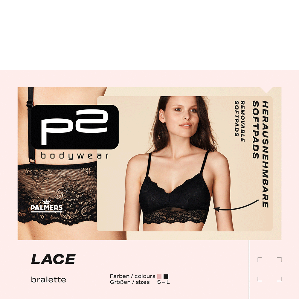 Bild: p2 Lace Bralette schwarz