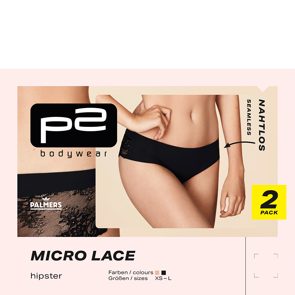 Bild: p2 Micro Lace Hipster schwarz