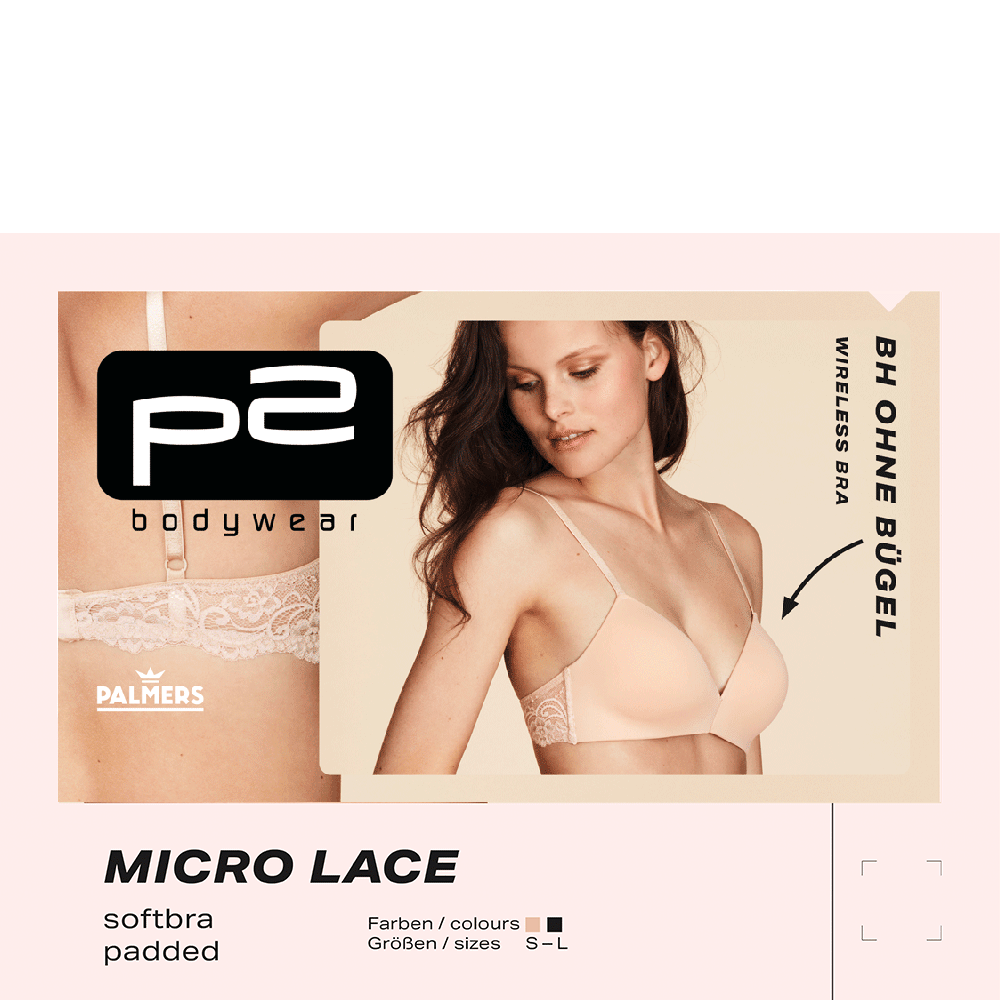 Bild: p2 Micro Lace Softbra padded skin