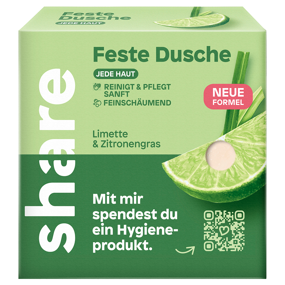 Bild: share Festes Dusche Limette & Zitronengras 