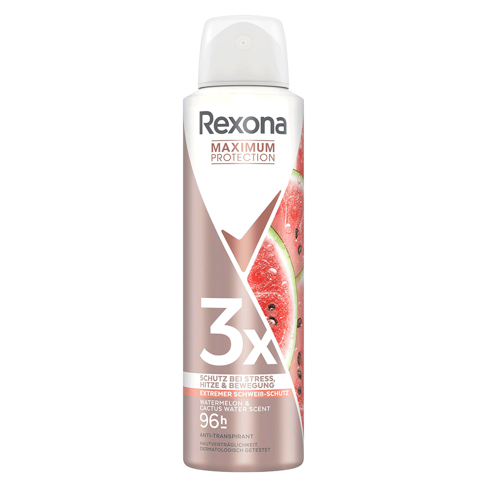 Bild: Rexona Maximum Protection Deo Spray Wassermelone & Kaktuswasser 