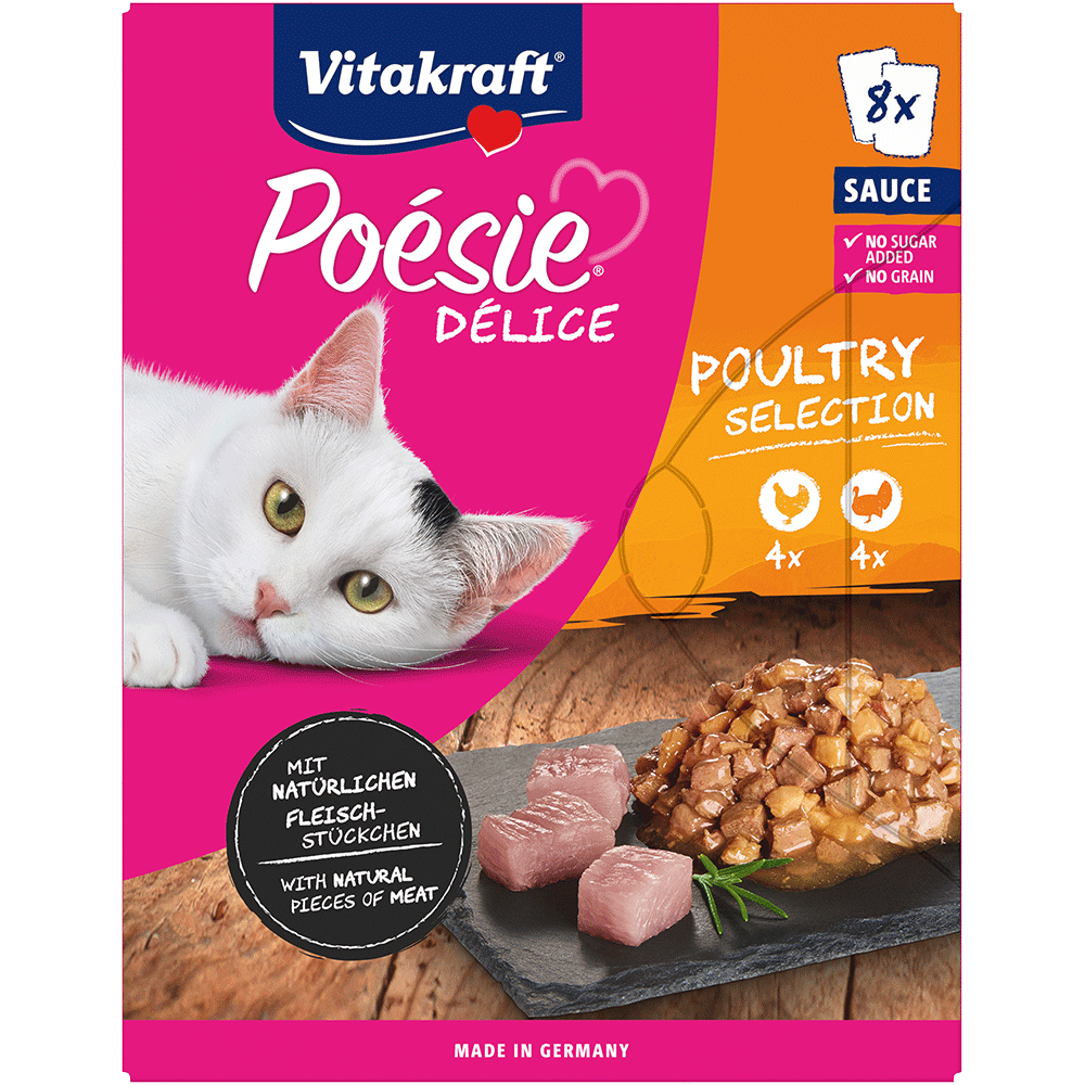 Bild: Vitakraft Poésie Poultry Selection mit Huhn und Pute 