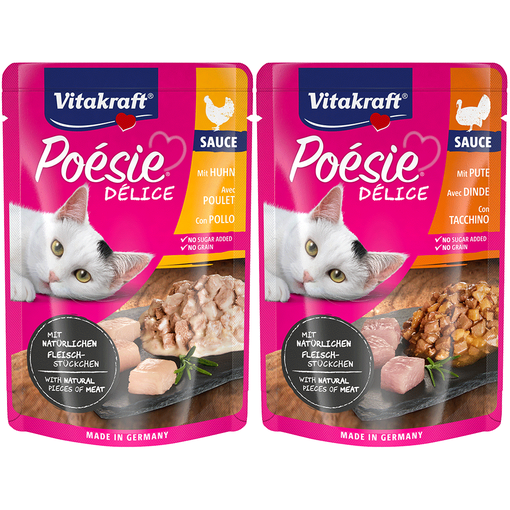 Bild: Vitakraft Poésie Poultry Selection mit Huhn und Pute 