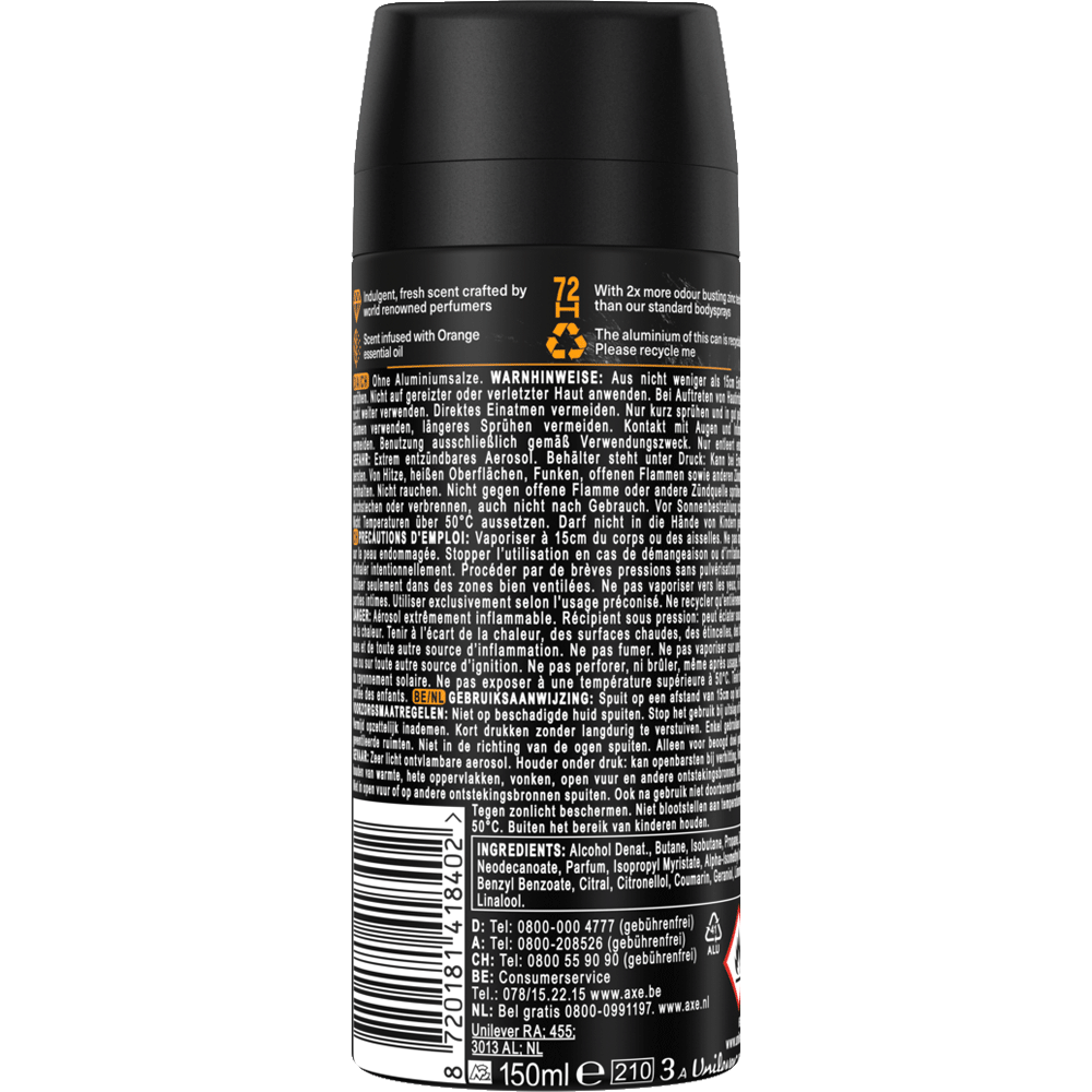 Bild: AXE Deo Spray Black Vanilla 