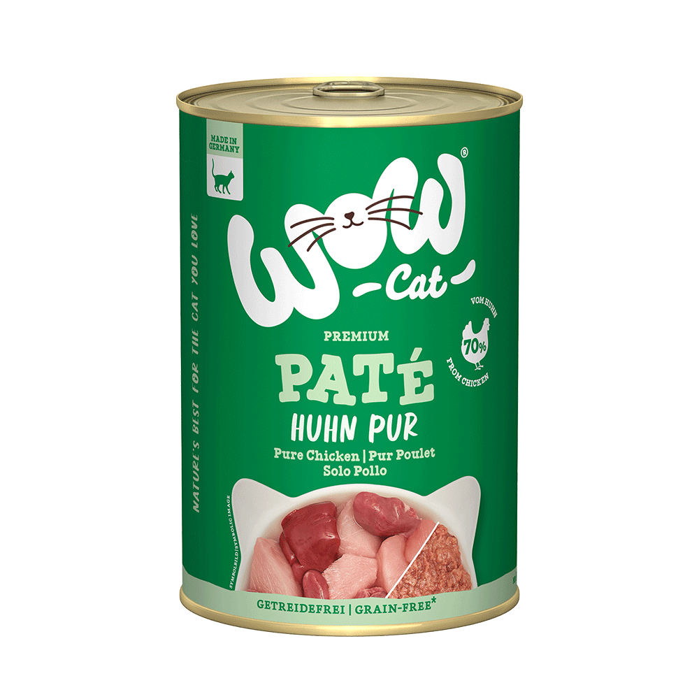 Bild: WOW Cat Premium Paté Huhn Pur 