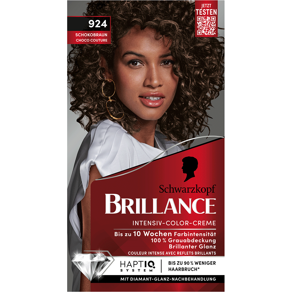 Bild: Schwarzkopf BRILLANCE Intensiv-Color-Creme schokobraun