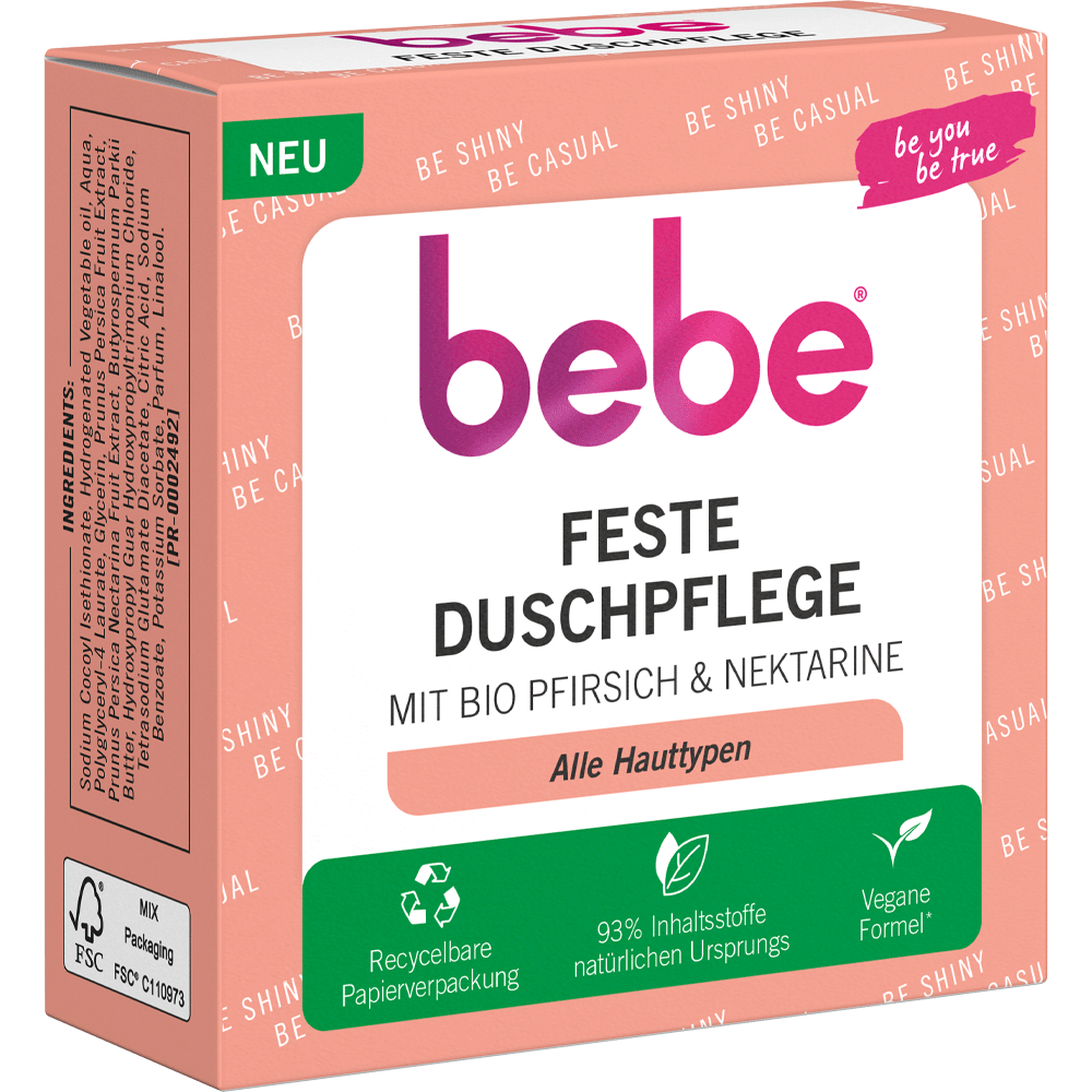 Bild: bebe Feste Dusche mit Bio Pfirsich & Nektarine 