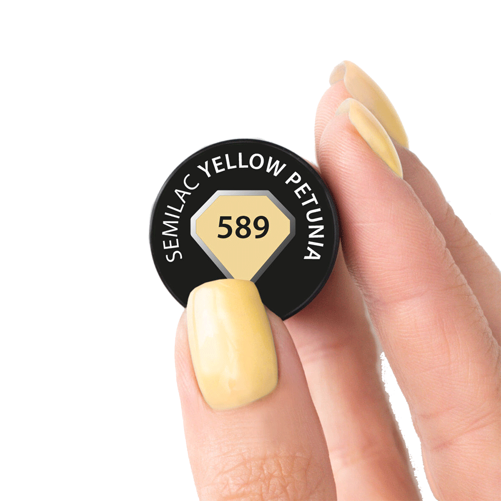 Bild: Semilac UV Nagellack Yellow Petunia