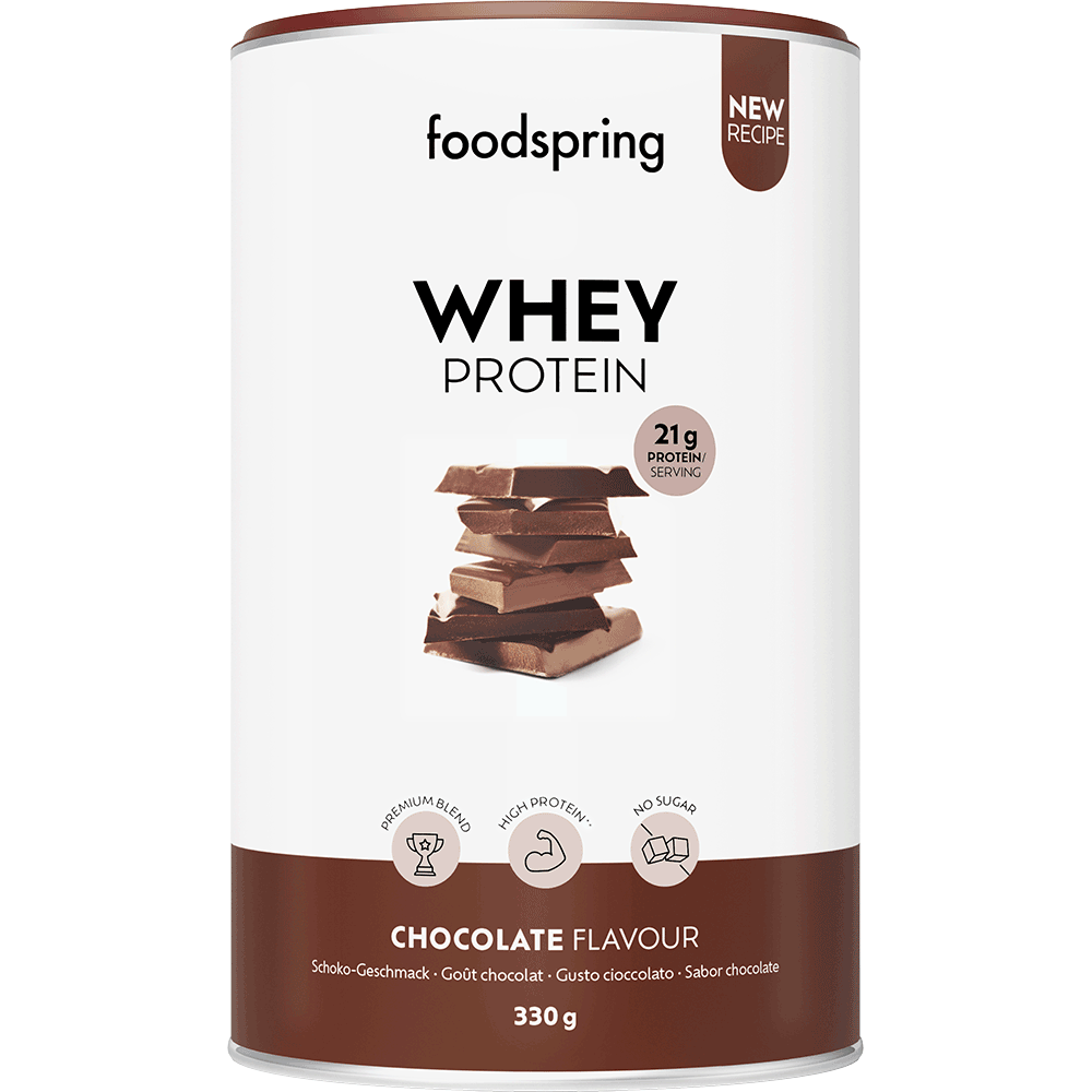 Bild: foodspring Whey Protein Schokolade 