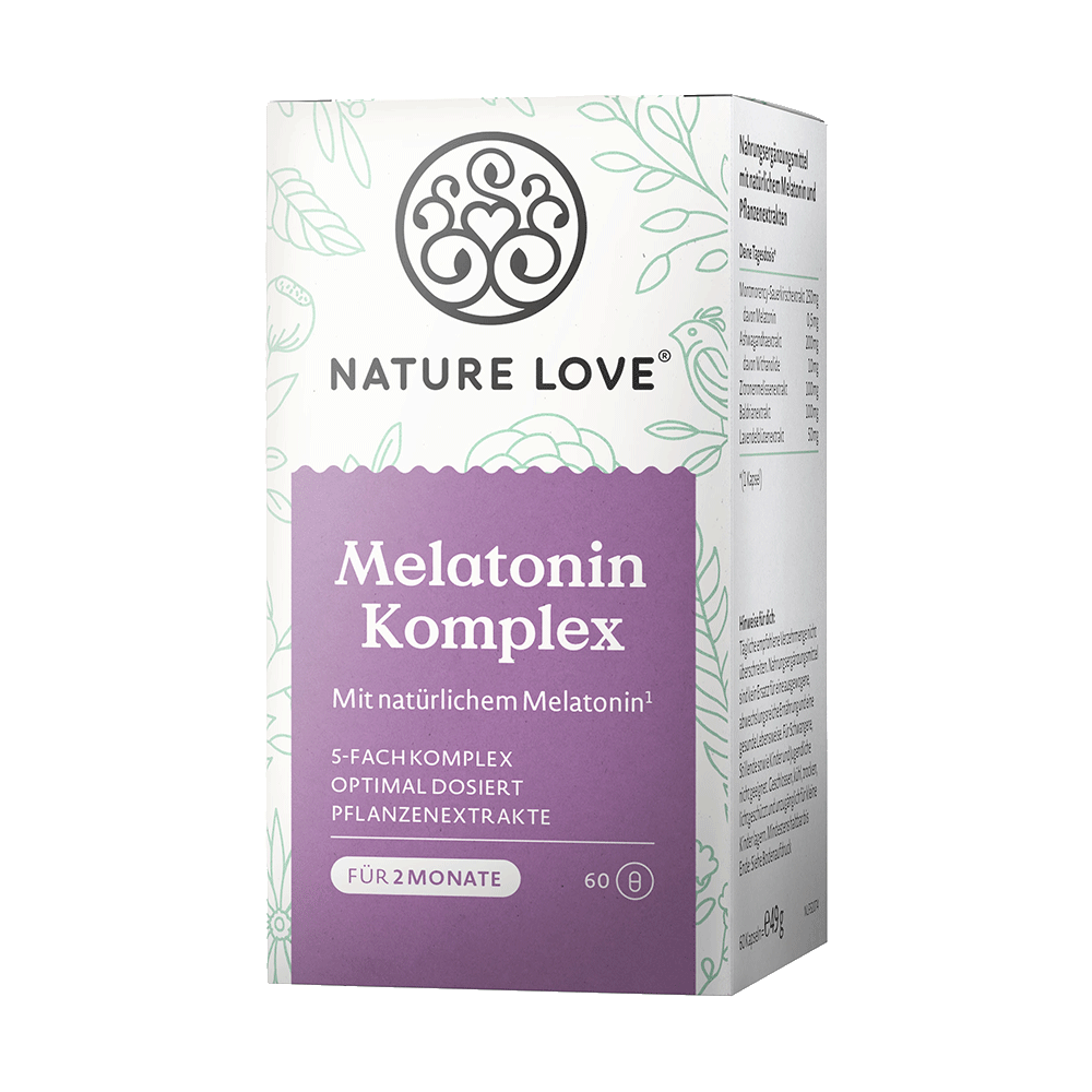 Bild: NATURE LOVE Melatonin Komplex 