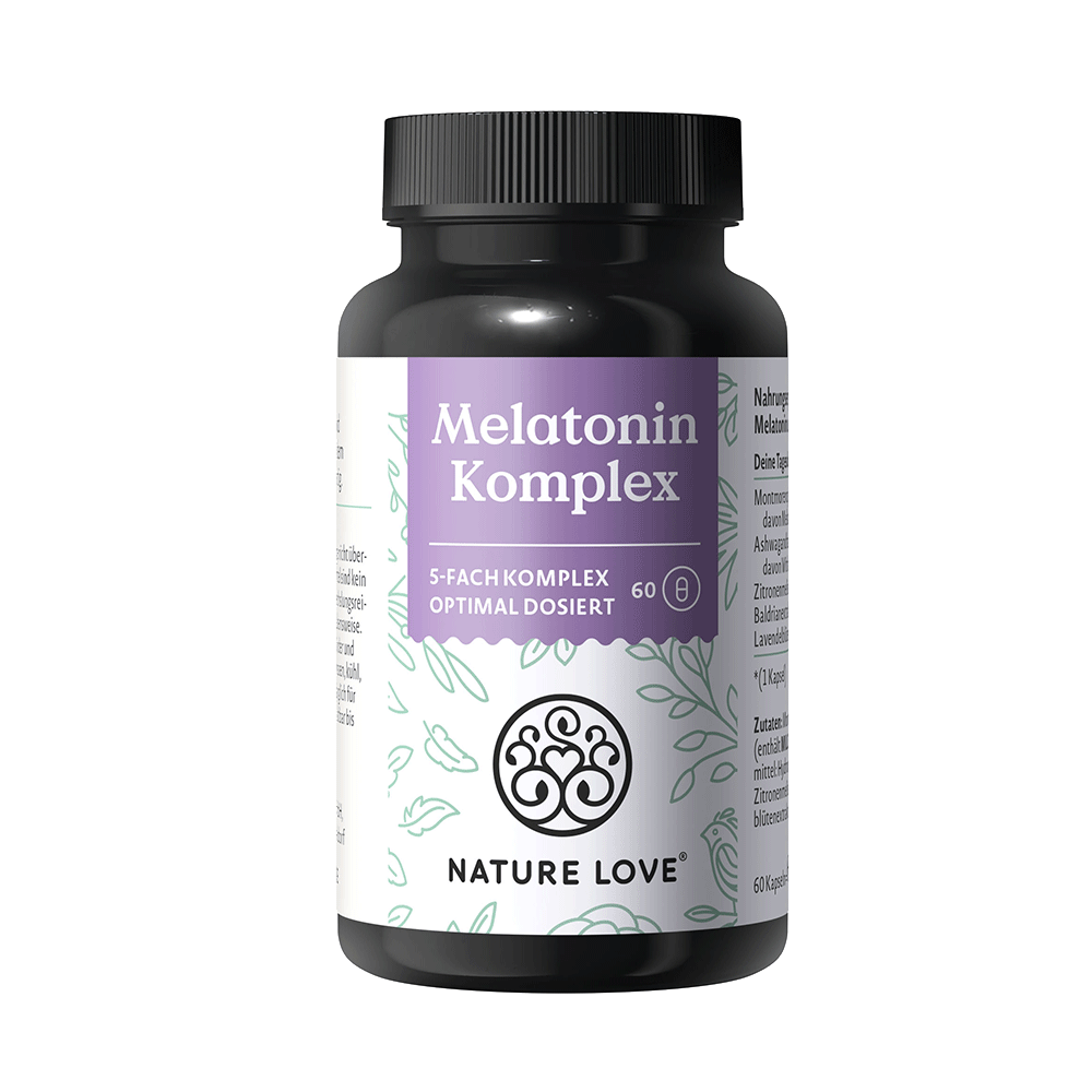 Bild: NATURE LOVE Melatonin Komplex 