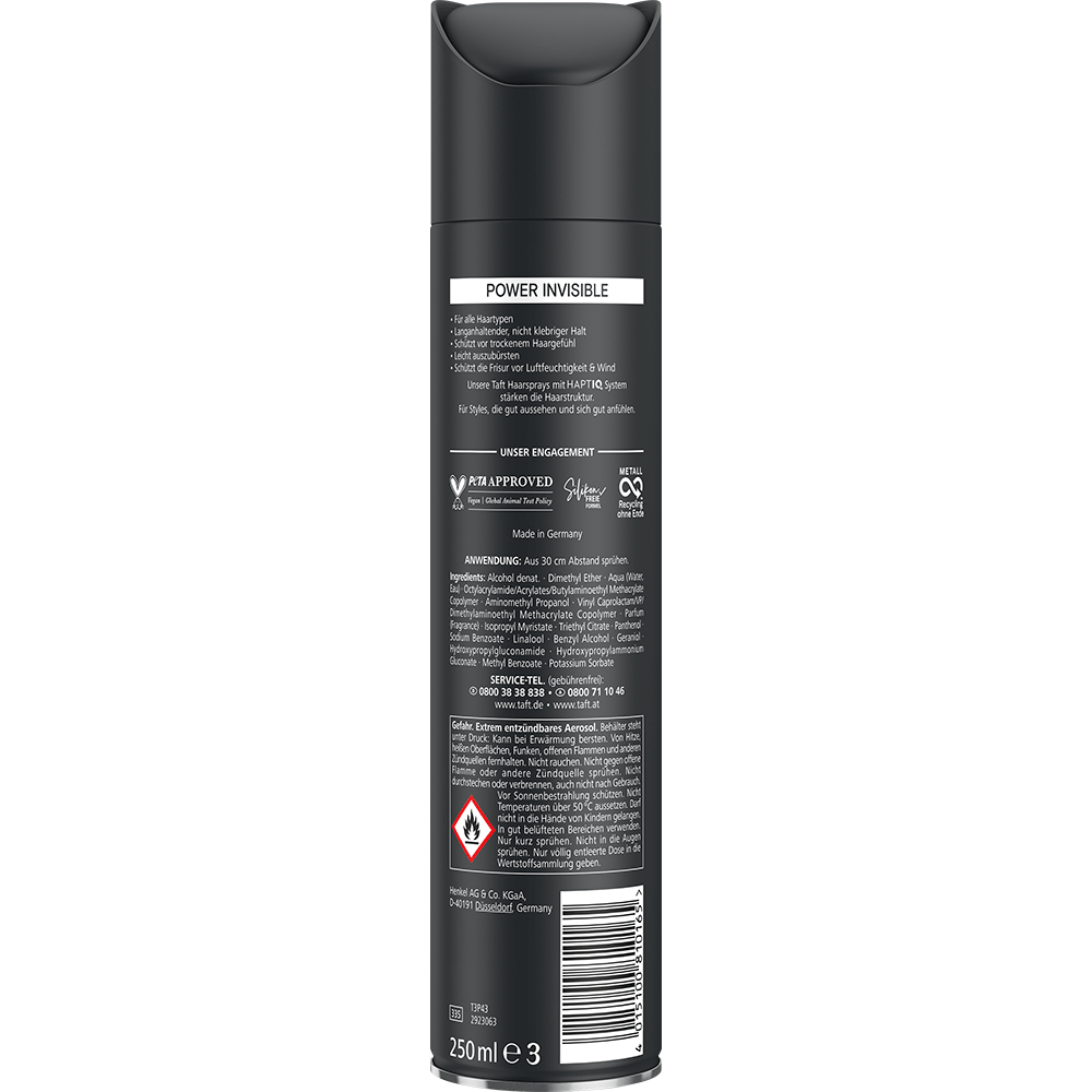 Bild: Schwarzkopf taft Haarspray Power Invisible 