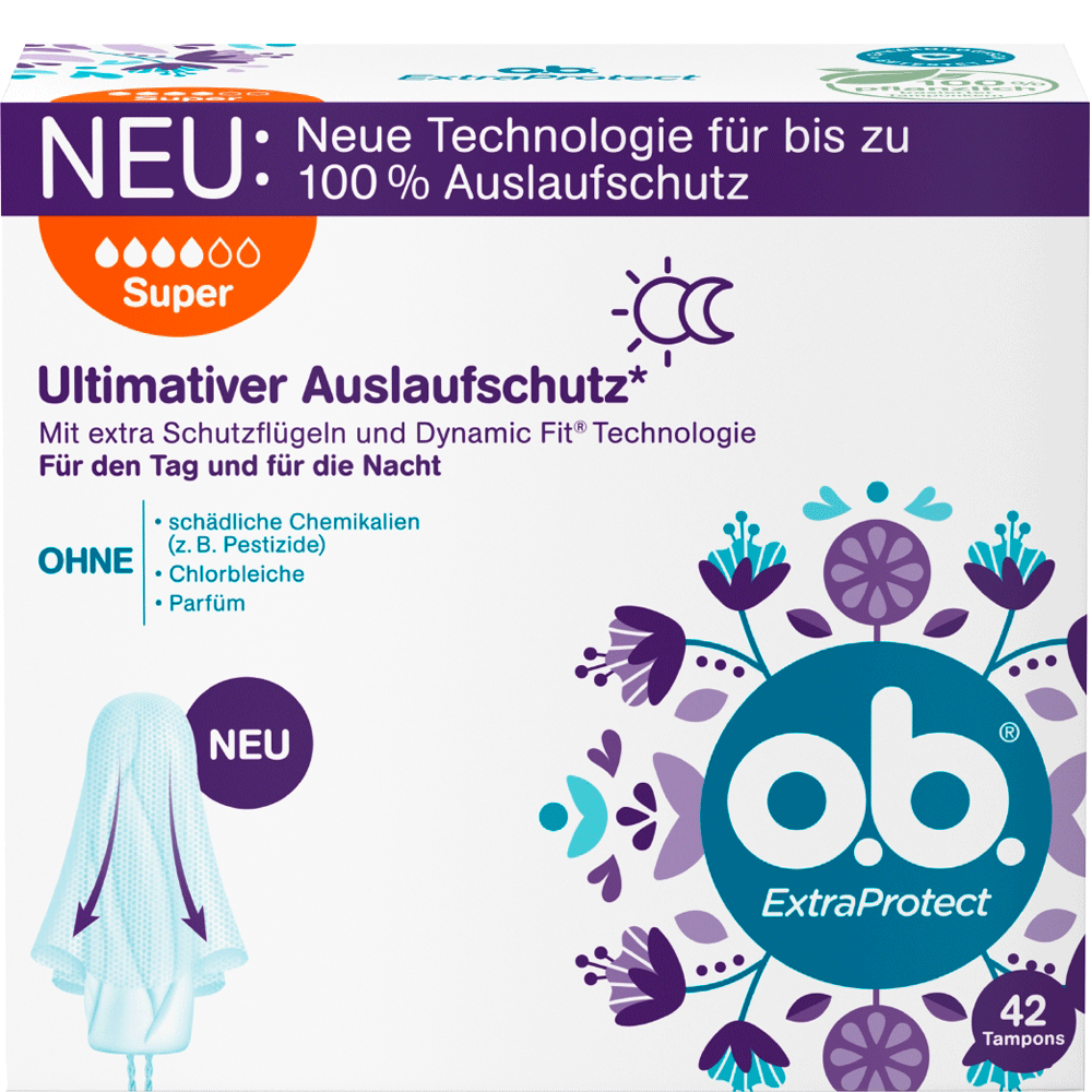 Bild: o.b. Extra Protect Tampons Super 