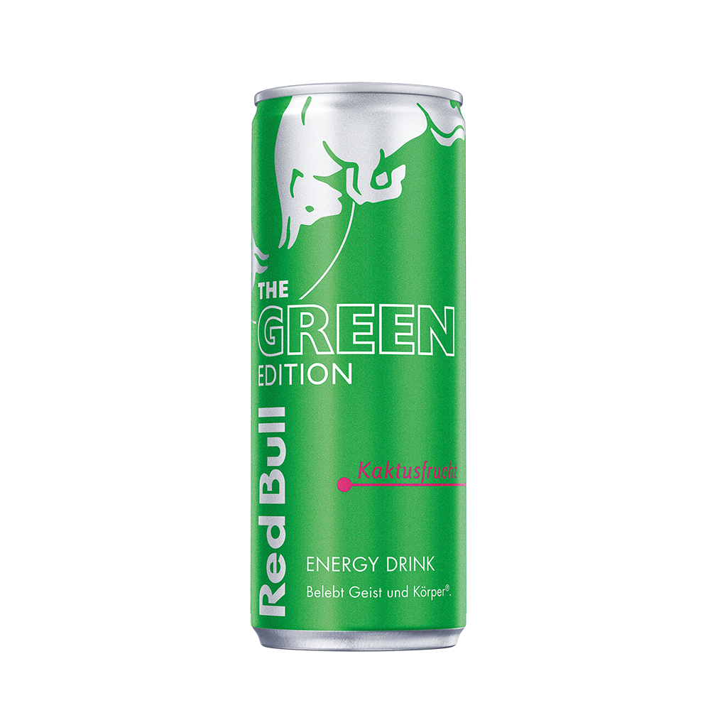 Bild: Red Bull Energy Drink Green Edition Kaktusfrucht 