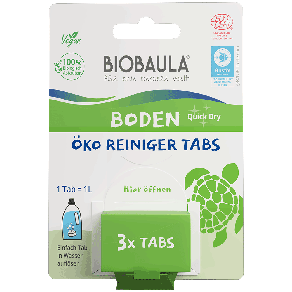 Bild: BIOBAULA Bodenreiniger Öko Tabs 