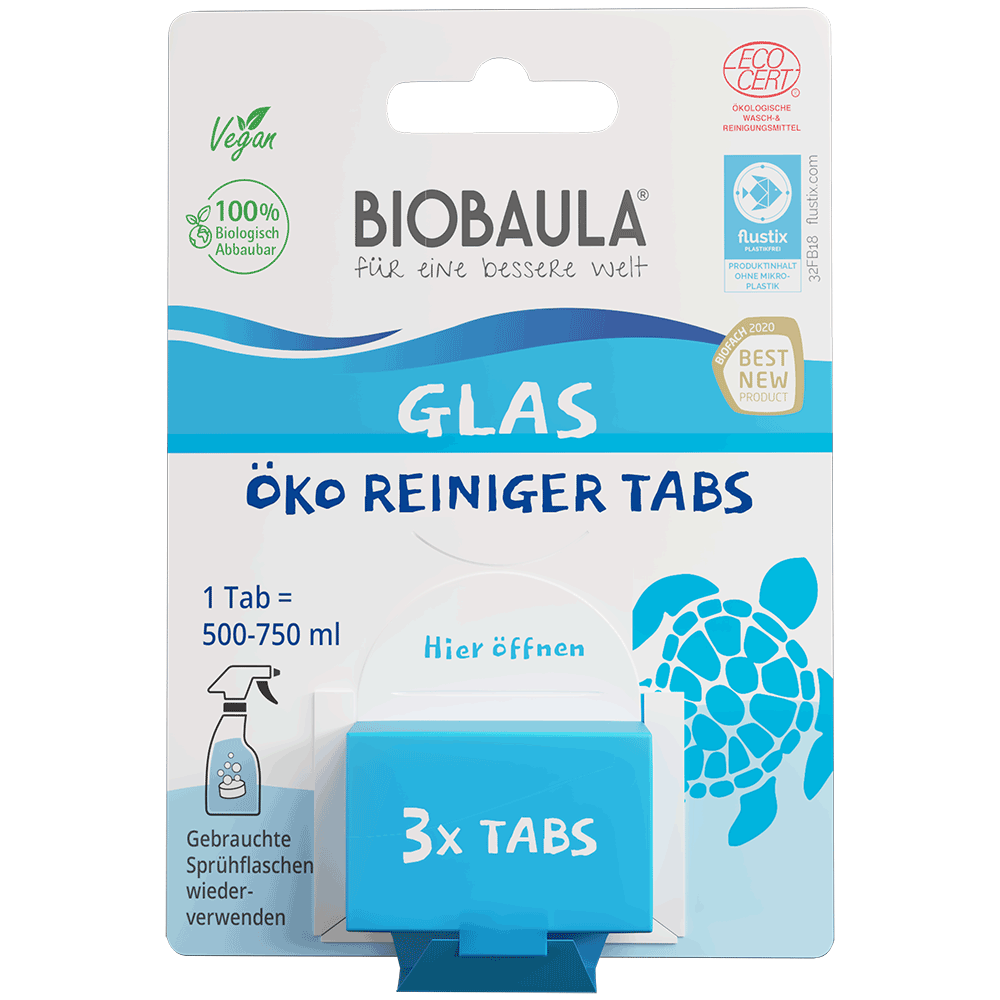 Bild: BIOBAULA Glasreiniger Öko Tabs 