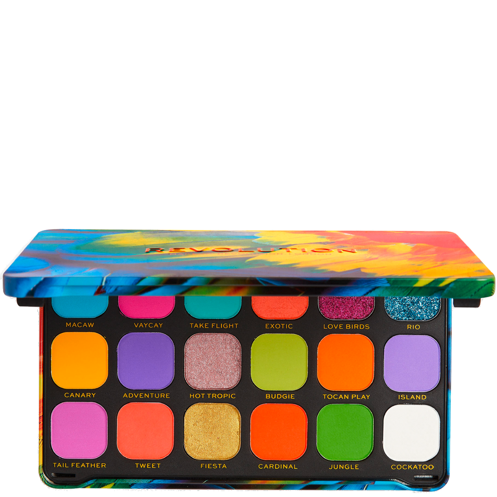 Bild: Revolution Forever Flawless Eyeshadow Palette bird of paradise