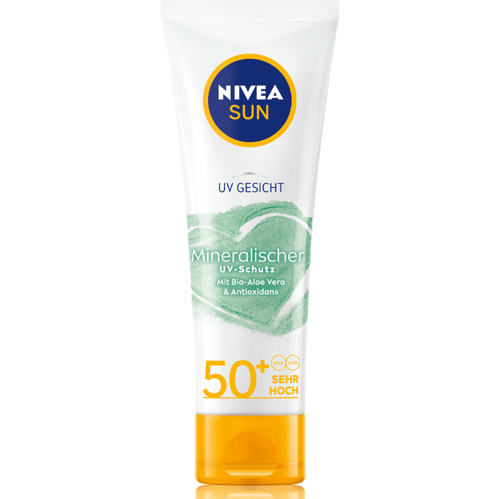 Bild: NIVEA Sun Face Creme Mineral LSF 50+ 