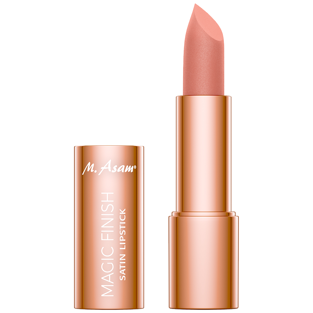 Bild: M. Asam Magic Finish Satin Lipstick peach pearl